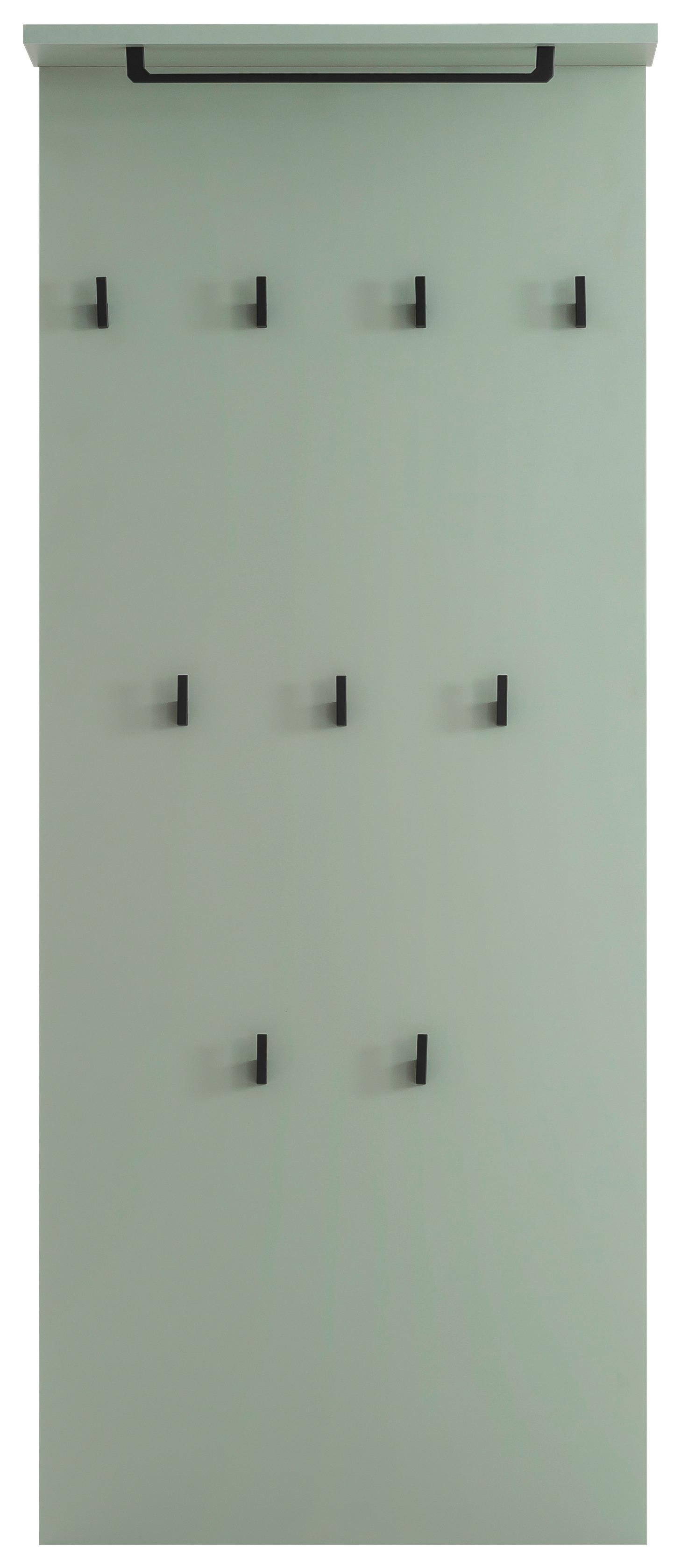 Garderobenpanel Janne ca. 50x120,6x19,9cm Pistazie - Grün, LIFESTYLE, Holzwerkstoff (50/110,6/20,9cm) - MID.YOU