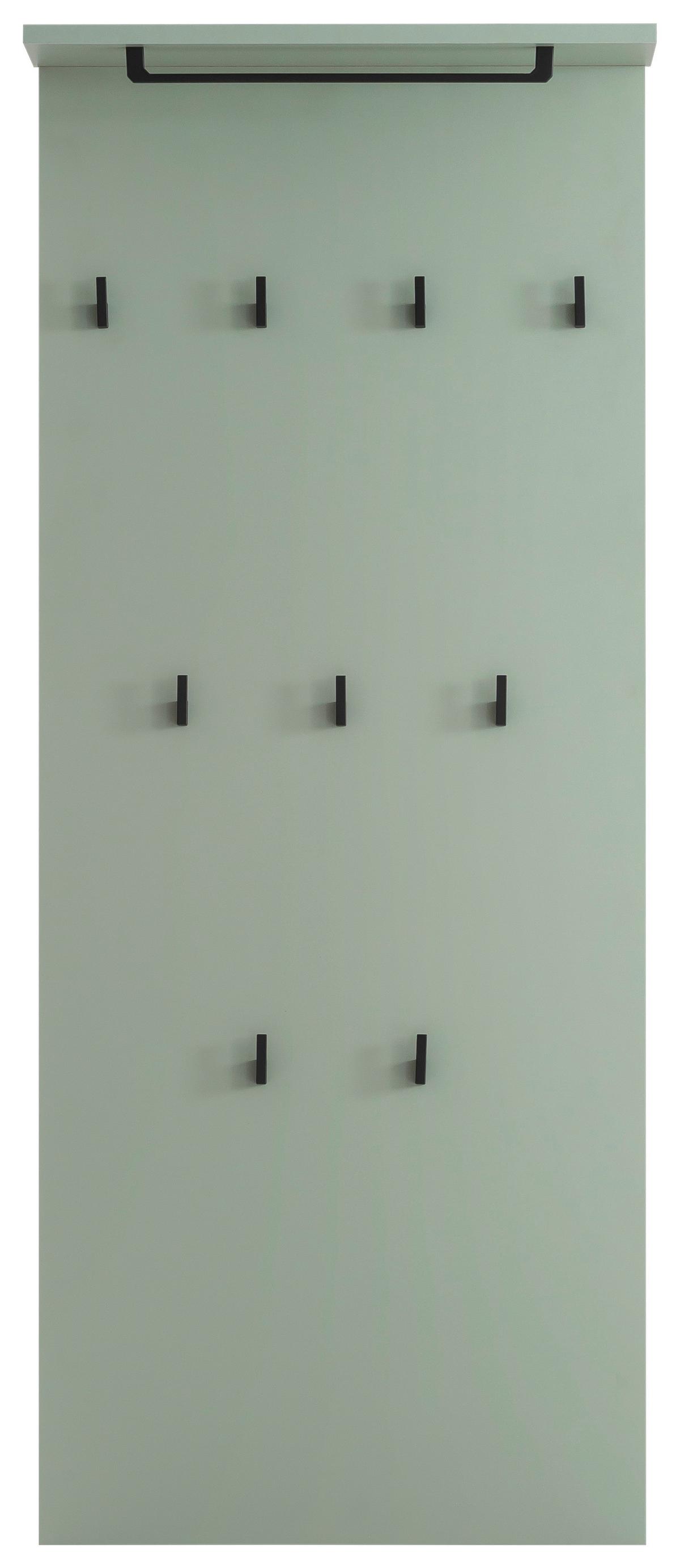 Garderobenpanel Janne ca. 50x120,6x19,9cm Pistazie - Grün, LIFESTYLE, Holzwerkstoff (50/110,6/20,9cm) - MID.YOU