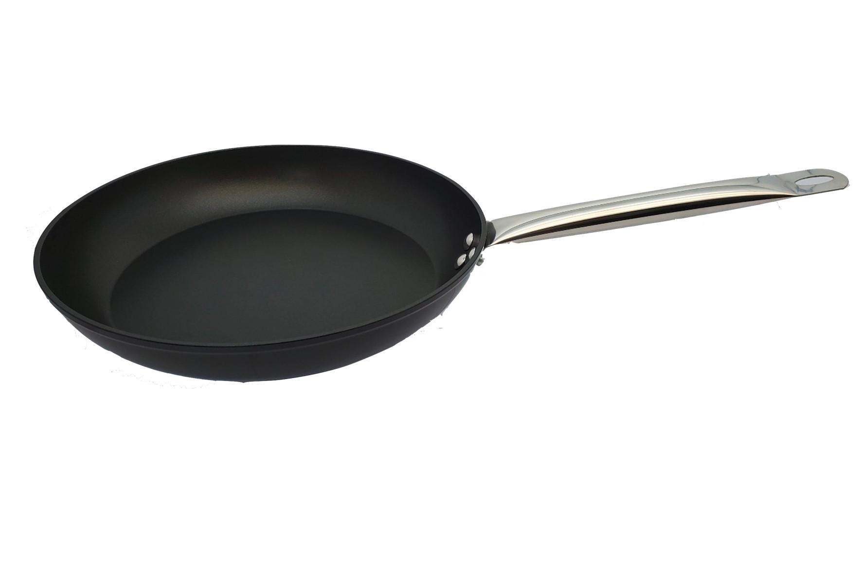 Bratpfanne Classic Ø ca. 28cm - Silberfarben/Schwarz, KONVENTIONELL, Metall (28/5,3cm) - Mömax