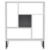 Regal Arven ca. 90x107,8 cm Weiß/Anthrazit - Anthrazit/Weiß, Design, Holzwerkstoff (90/107,8/25cm) - Livetastic