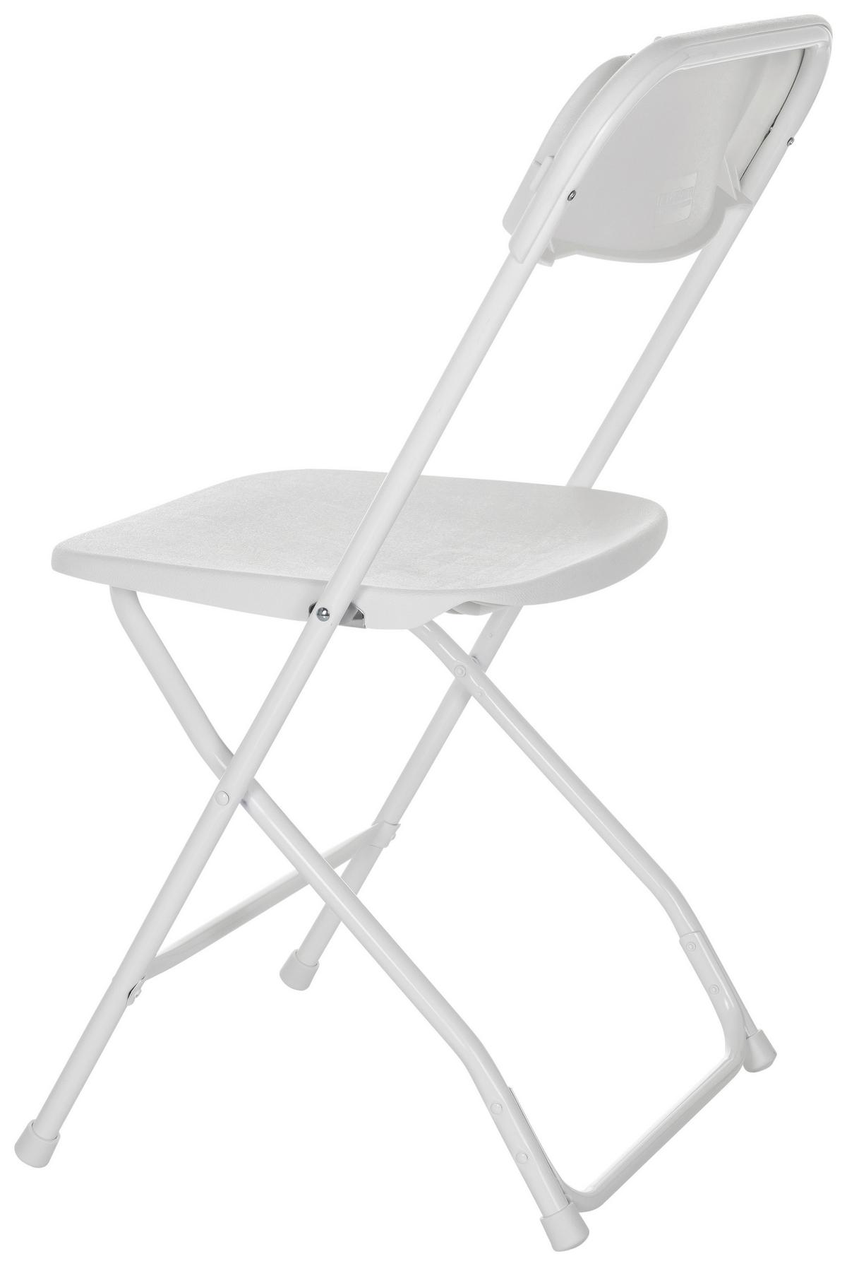 Zložljiv Stol Tudela Xxl W, Bela - bela, Basics, umetna masa (46/80/50cm) - MID.YOU