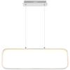 Viseča Led-svetilka Sarah, S Sijalko - barve niklja/opal, Basics, kovina/umetna masa (80/10/120cm) - Globo