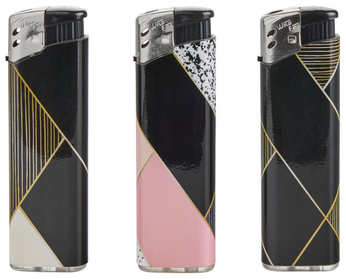 Feuerzeug Fire in diversen Designs - Multicolor, Design, Kunststoff/Metall (2,5/8/1cm) - Modern Living