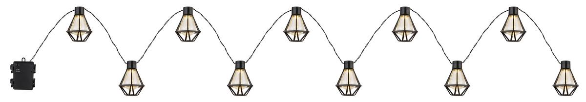 Svetlobna Girlanda Stena - črna/barve bakra, Konvencionalno, umetna masa (230/8/10cm) - Globo