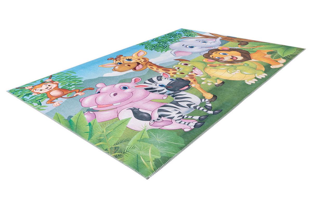 KINDERTEPPICH MY TORINO KIDS - Grün, Design, Textil (160/230cm) - Ben'n'jen