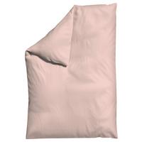 Bettdeckenbezug Woven Satin Hellrosa ca. 135-140x200cm - Hellrosa, Basics, Textil (135-140/200cm) - Schlafgut