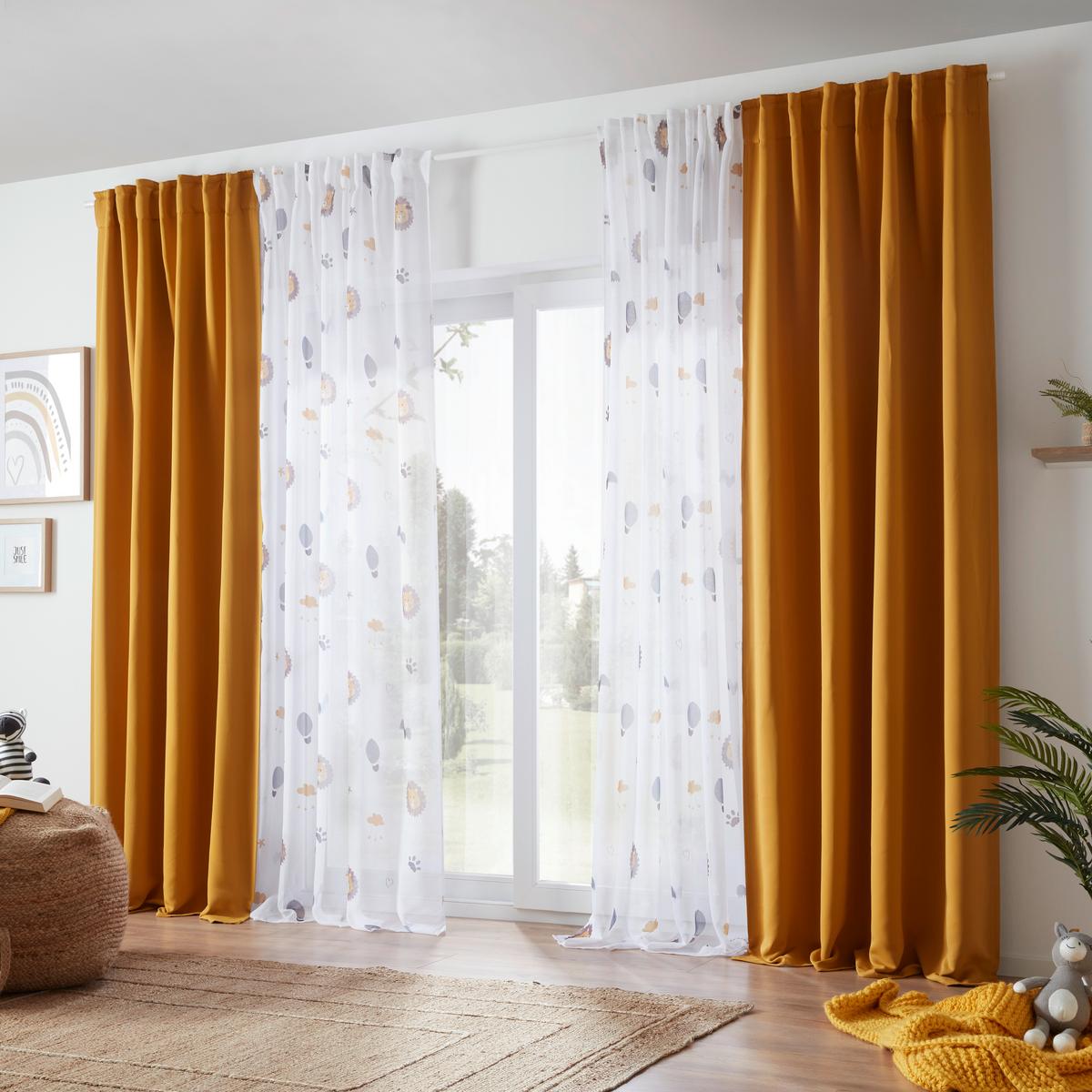 Otroška Zavesa Jimmy -Ext- - večbarvno, tekstil (140/245cm) - Modern Living