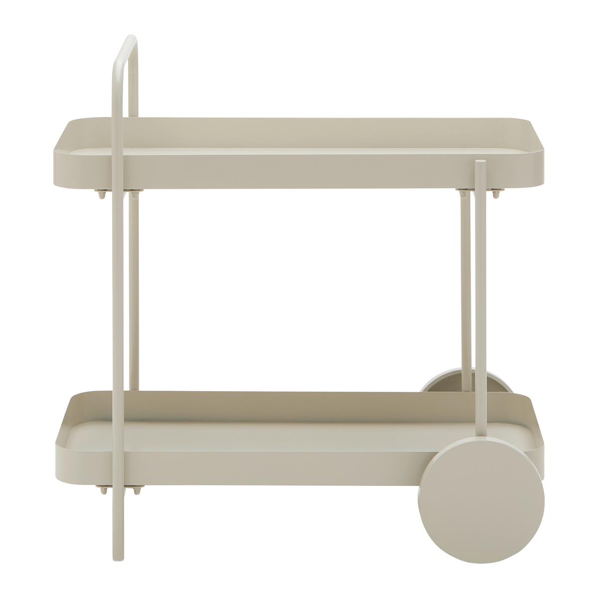 Kolica Za Serviranje Desino - kašmir, Moderno, metal (70/70/43cm) - Modern Living