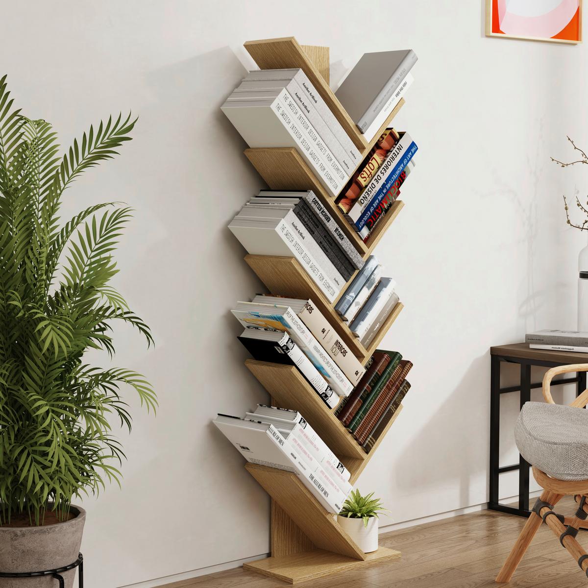 REGAL NULIS XL - Honigeiche, Design, Holzwerkstoff (40/140/20cm) - MID.YOU