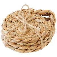 Alátétszett Nora - barna, Modern, természetes anyagok (10/4cm)