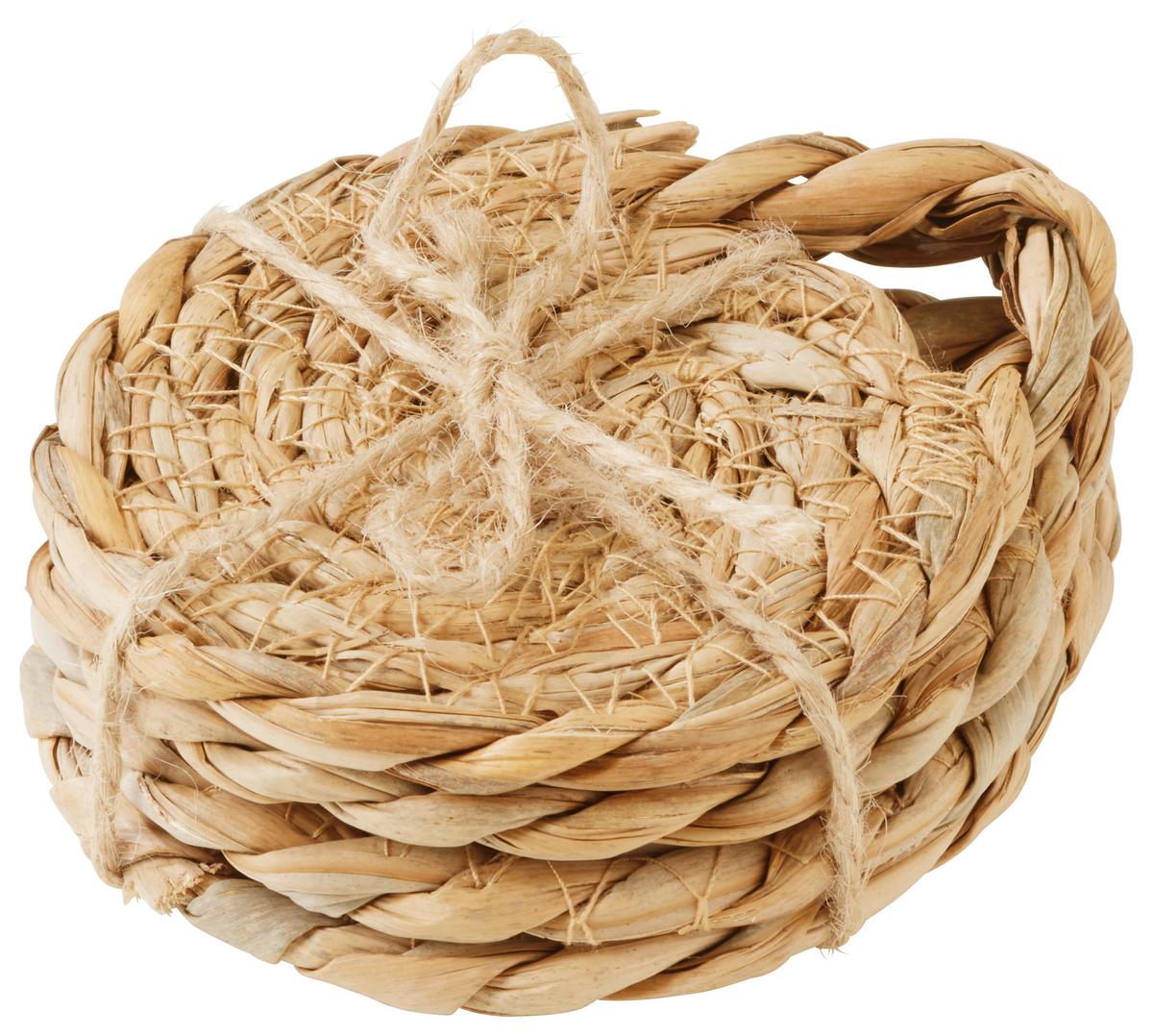 Alátétszett Nora - barna, Modern, természetes anyagok (10/4cm)