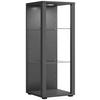 Vitrina Glasol M, Siva - antracit, Moderno, steklo/leseni material (35/90/35cm) - MID.YOU