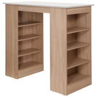 Barska Miza Merle, Barva Hrasta, Bela, 103x50cm - barve hrasta/bela, Design, leseni material (103/50/115cm) - Respekta