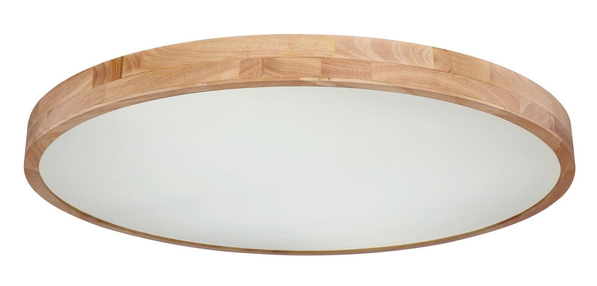 Stropna Led-svetilka Rainer, S Sijalko - bela/bež, Basics, kovina/umetna masa (80/10,5cm) - Globo