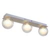Badezimmer-Deckenleuchte Ander Klar max. 10 Watt - Klar, KONVENTIONELL, Glas/Metall (50/10/12,5cm) - Globo
