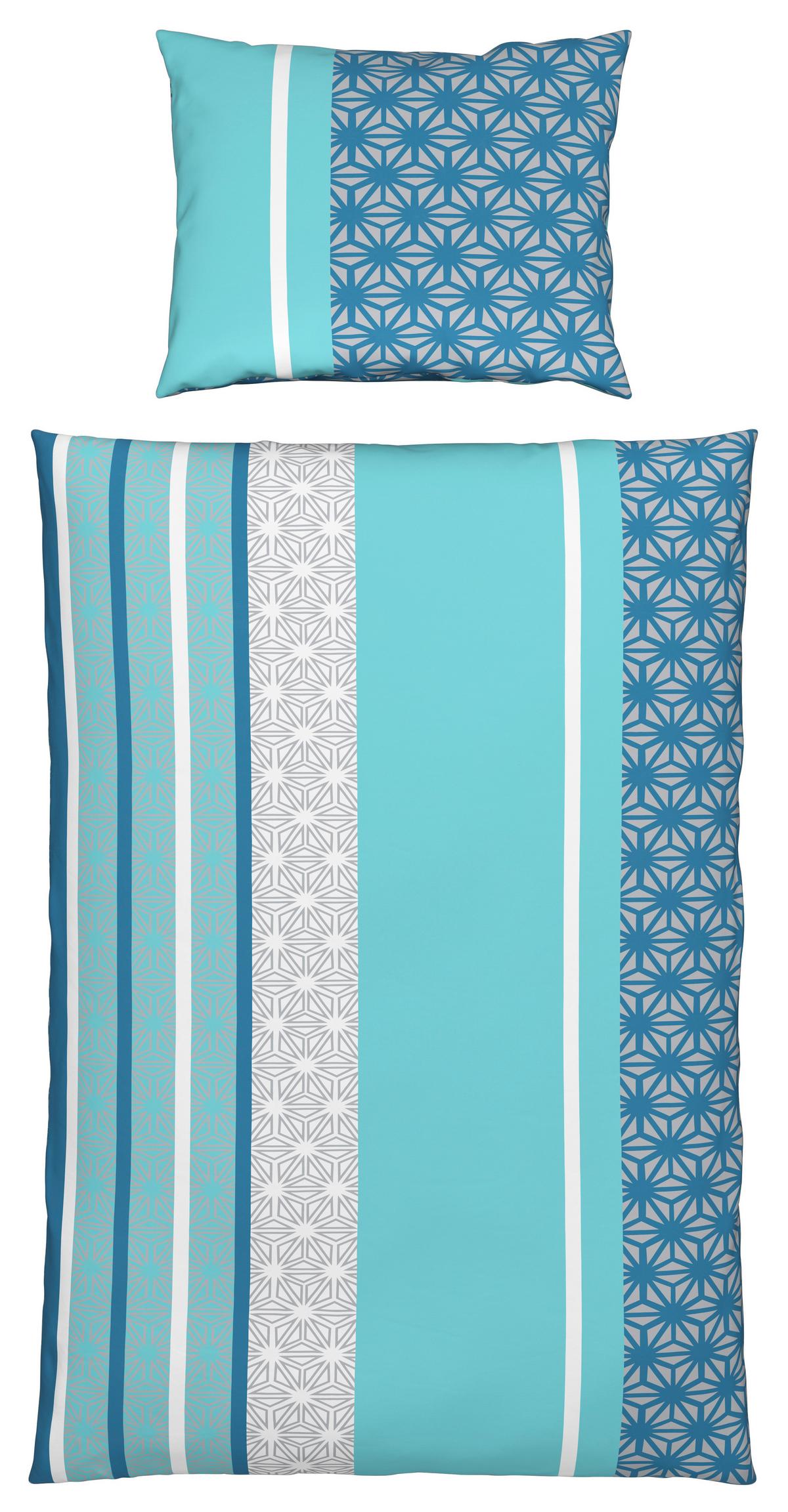Ágyneműhuzat-garnitúra Sara - türkiz, textil (140/200cm) - Best Price