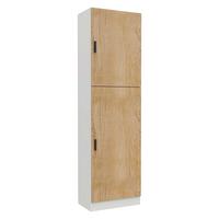 Aktenschrank Dilos Xl - Honigeiche/Weiss, Modern, Holzwerkstoff (52/183/32cm) - MID.YOU