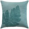 Zierkissen Leave in Blau ca. 45x45cm - Blau, Modern (45/45cm) - Premium Living