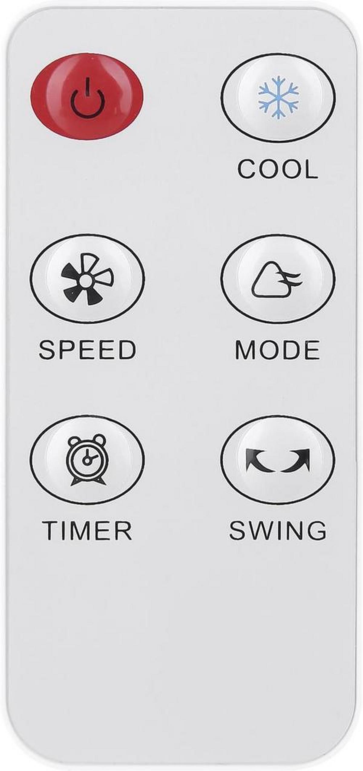 Luftkühler Sora max. 60 Watt - Weiss, Kunststoff (23/57/25cm) - Insido