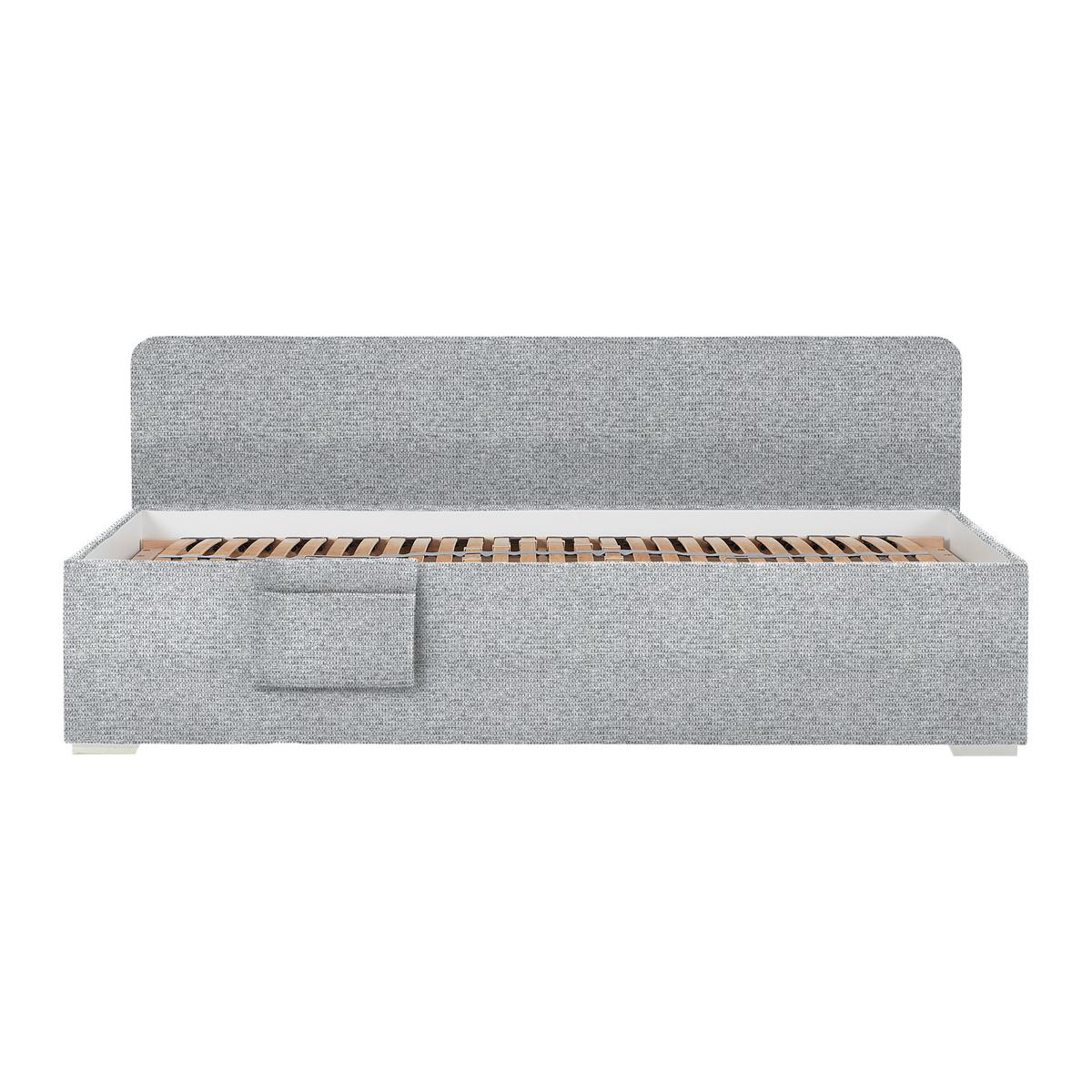 PAT REMI DECOR GRI - culoare natur/gri, Konventionell, lemn/textil (90/200cm) - Mömax