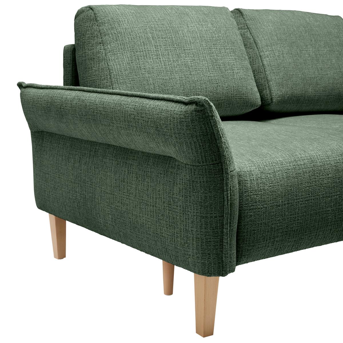 CANAPEA CU 2 LOCURI CUSTOM - verde închis/crem, Modern, textil (150/85/92cm) - Mömax