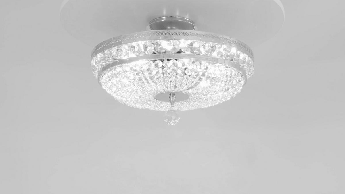 Kronleuchter Ottilia Goldfarben max. 60 Watt - Goldfarben, Trend, Glas/Metall (43,5/23,5/43,5cm) - MAYTONI