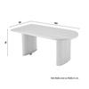 MATBORD LIAN - askfärgad, Modern, trämaterial/trä (180/90/76cm) - Bessagi Home