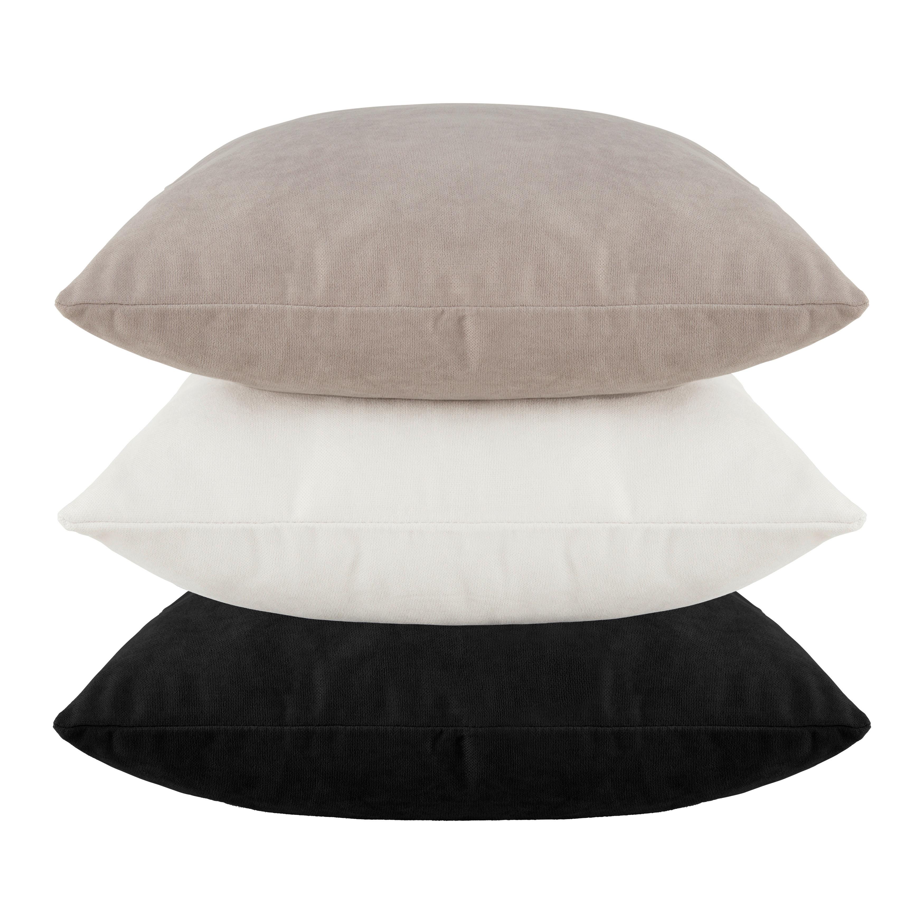 Zierkissen Lexi in Taupe ca. 45x45cm - Taupe, MODERN, Textil (45/45cm) - Modern Living