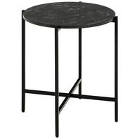 Stolić Lamoine - crna, Moderno, drvni materijal/metal (42,7/42,7/44,3cm) - Modern Living