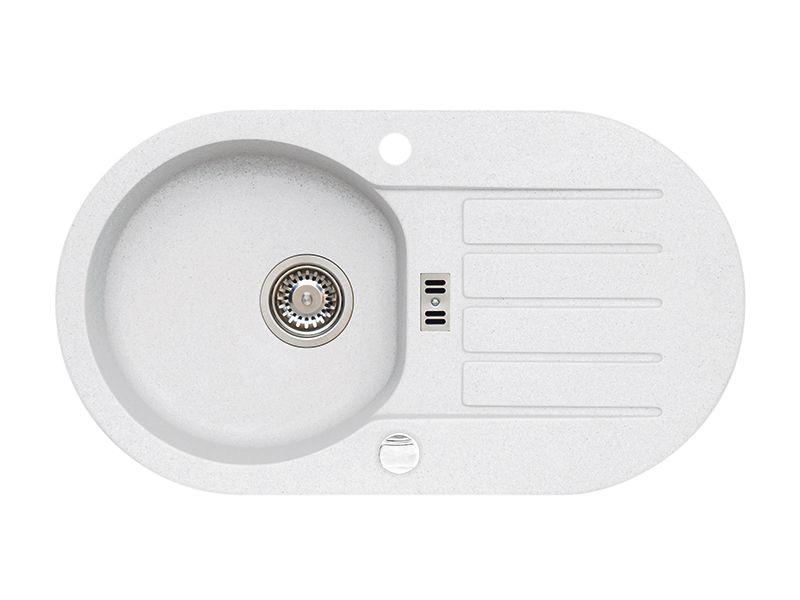Pomivalno Korito Niagara 40 - bela, Moderno, umetna masa/keramika (77,5/43,5cm)