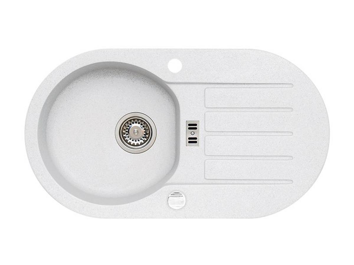 Pomivalno Korito Niagara 40 - bela, Moderno, umetna masa/keramika (77,5/43,5cm)