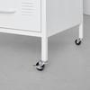 SKRIVBORD METALLICA -EXKLUSIV- - vit/svart, Modern, metall/plast (110/75/55cm) - Mömax