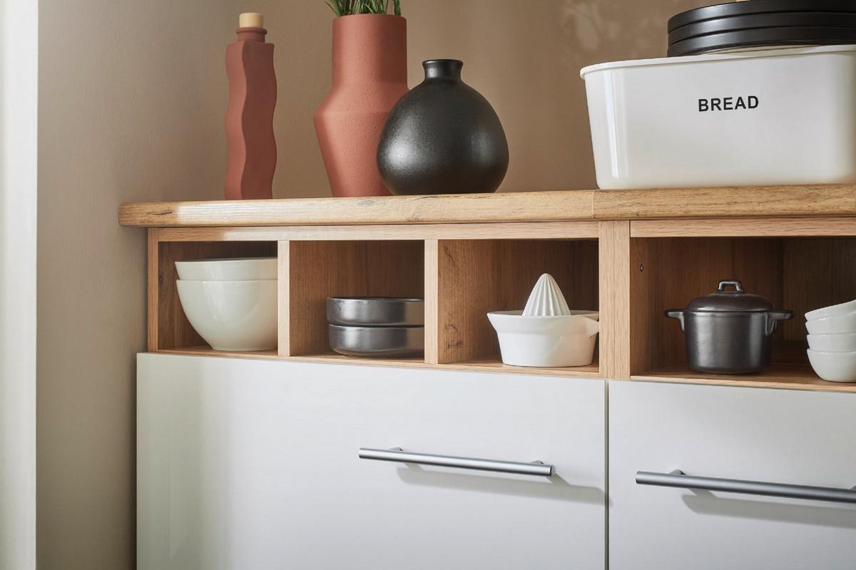 Dunstabzugshaube Lora Schwarz B: ca. 59,5 cm - Schwarz, Trend, Glas/Metall (59,5/74,8–109,5/38,5cm) - Respekta