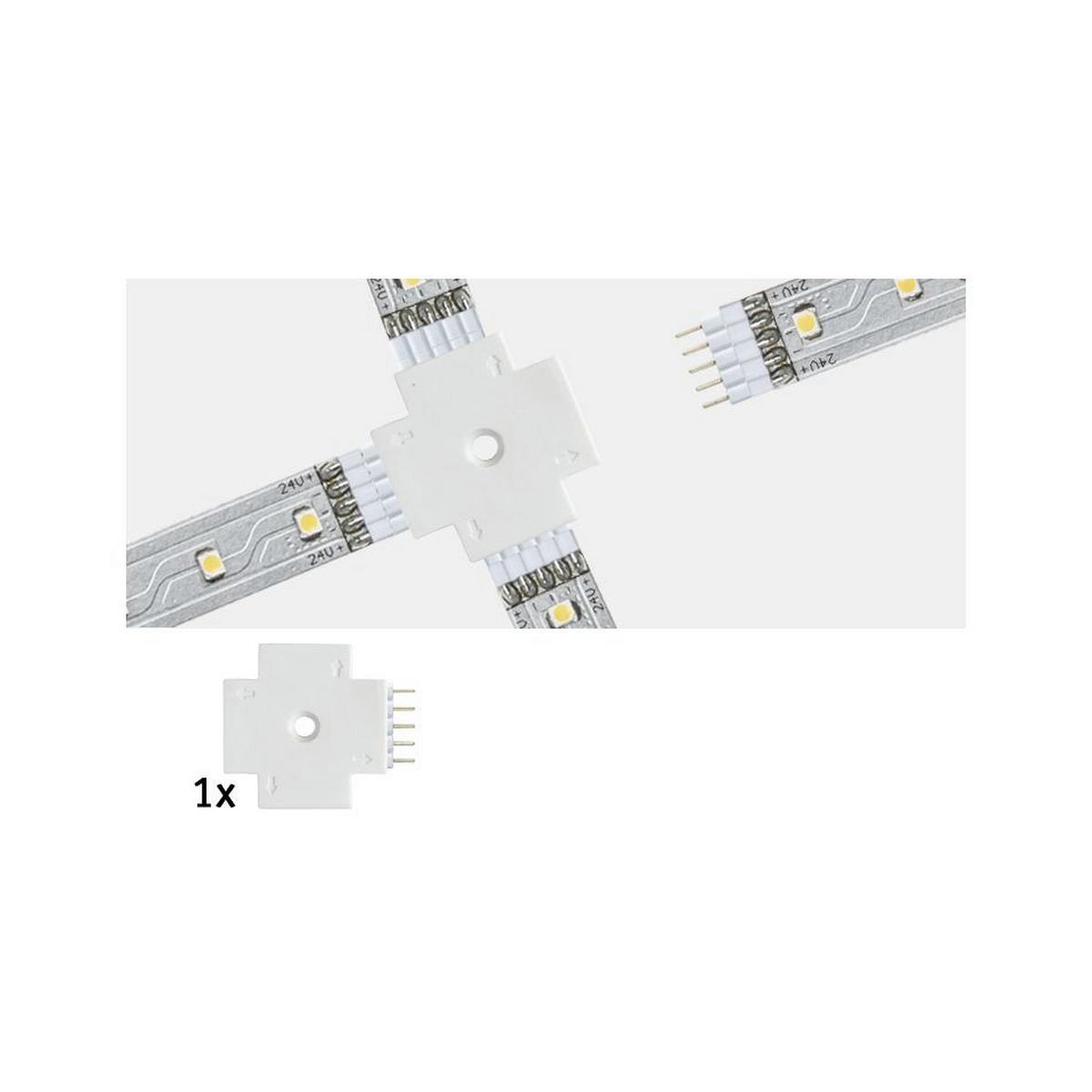 LED-Strip MaxLED X-Connector max. 144 Watt - Weiß, Basics, Kunststoff (3,2/0,6cm) - Paulmann