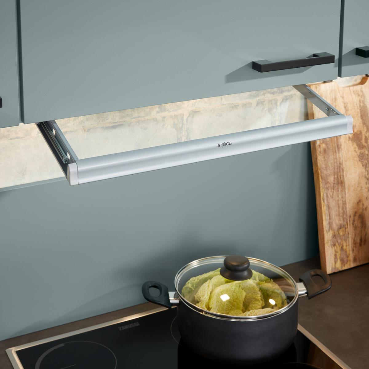 Küchenblock PN215/105 - Dunkelgrau/Schwarz, MODERN, Holzwerkstoff (320cm) - Pino