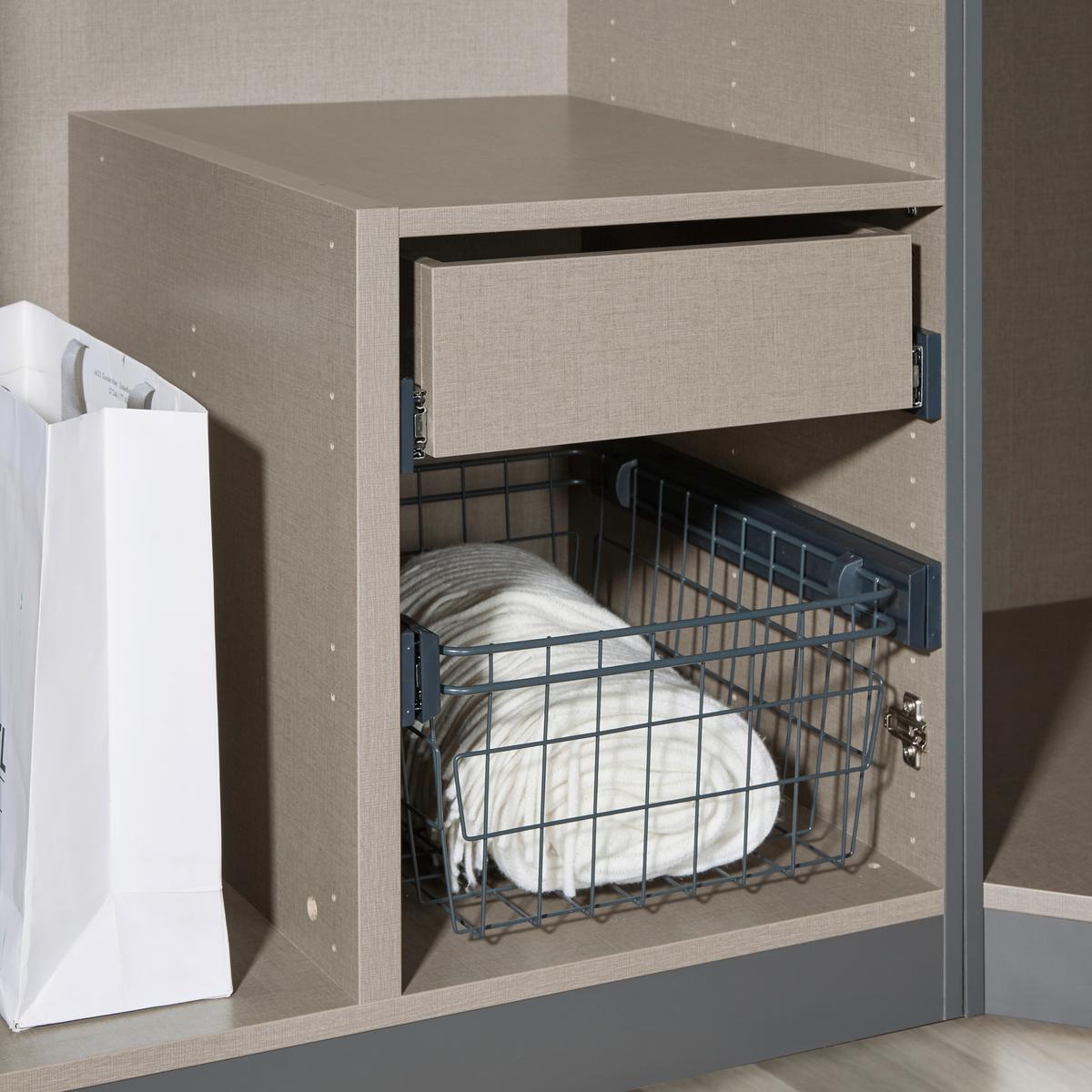 Inneneinteilung "UNIT" in Braun - Braun, MODERN, Holzwerkstoff (46,5/52/54,4cm) - Based