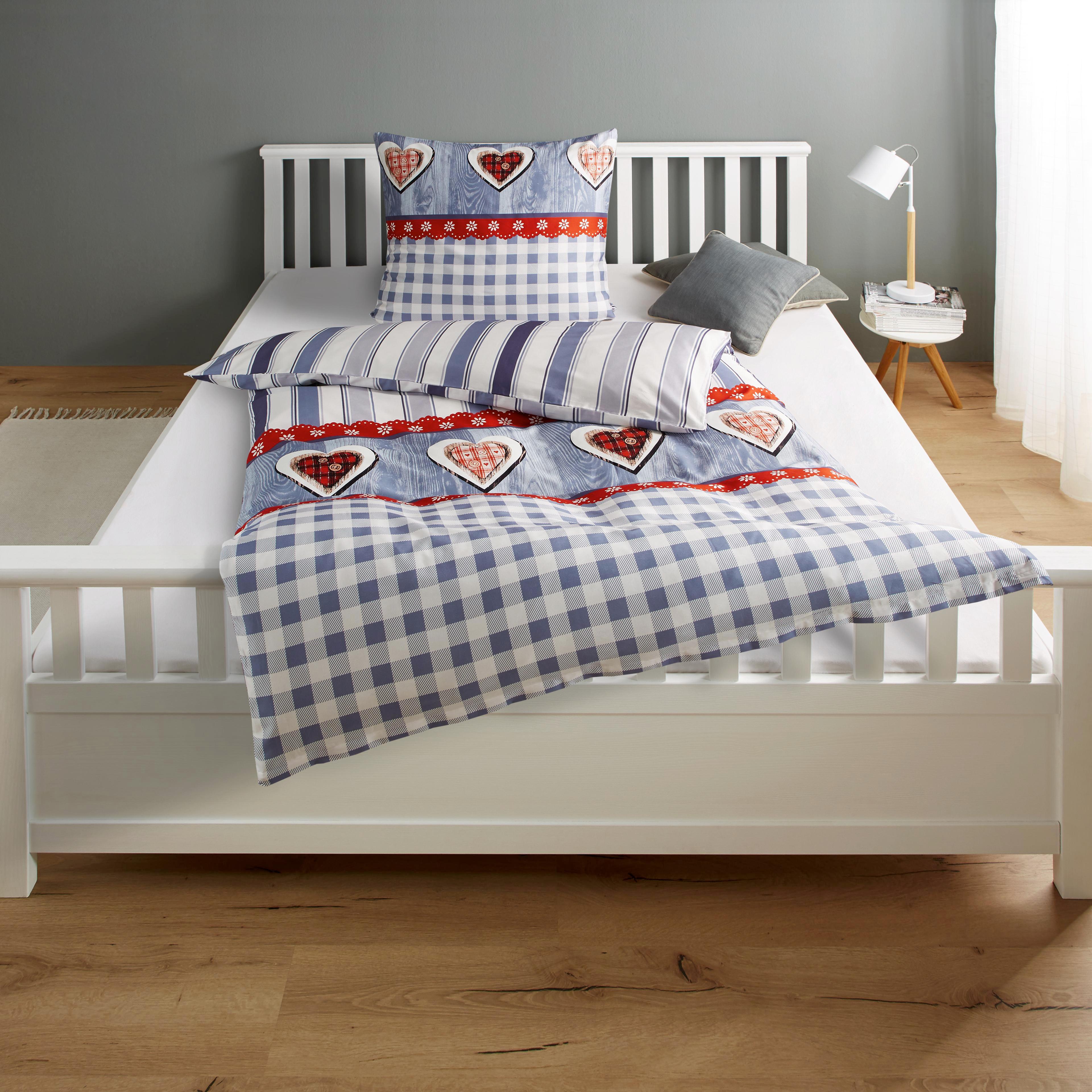 Bettwäsche Heidi in Multicolor ca. 135x200 cm - Multicolor, KONVENTIONELL, Textil (135/200cm) - Bessagi Home