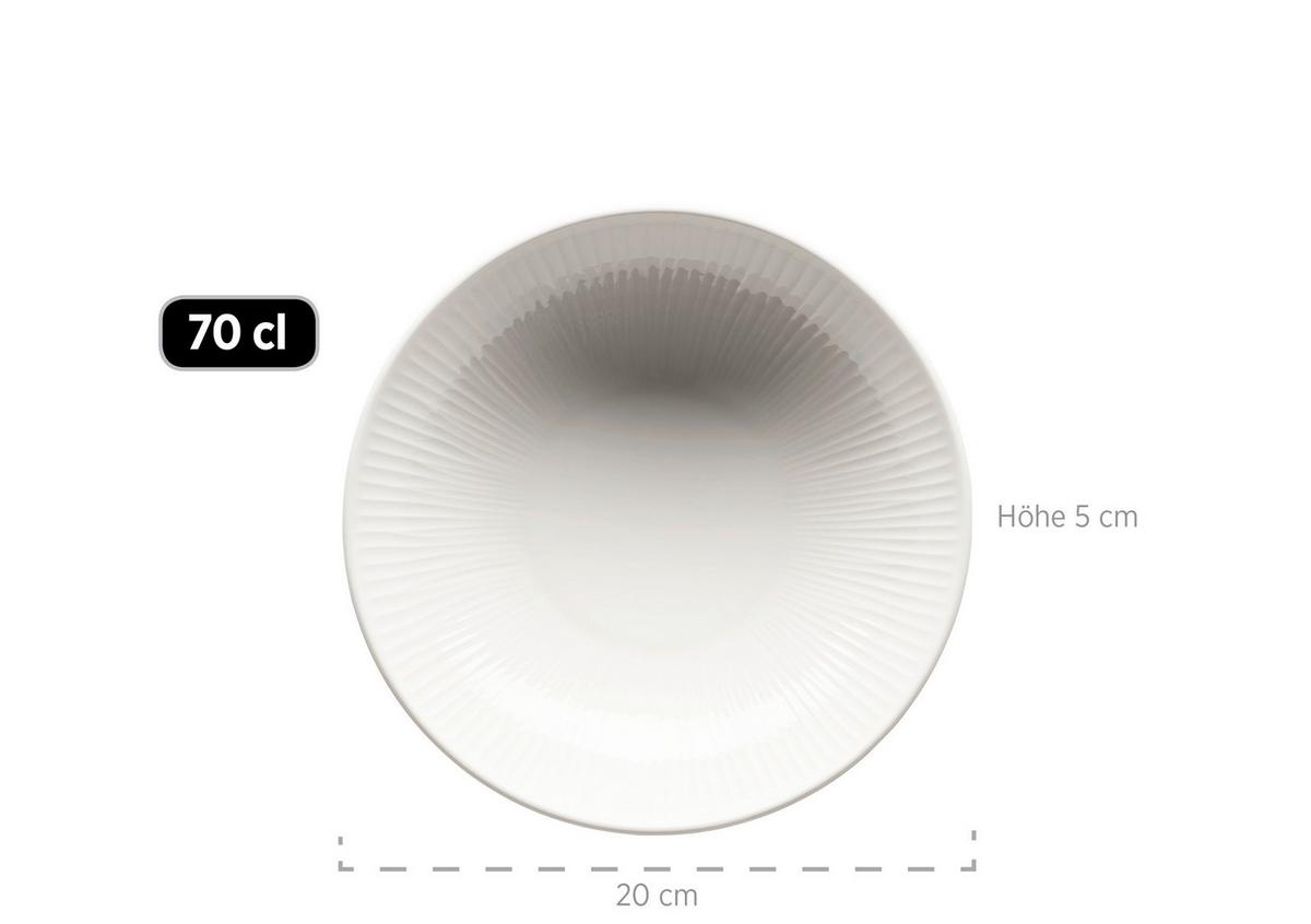 TAFELSERVICE DALIA - Weiss, Basics, Keramik - Mäser