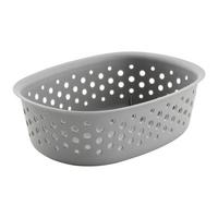 Coșuleț pentru depozitare Maja - cca. 0,8L - gri, Modern, plastic (18,5/13,5/6cm) - Mömax