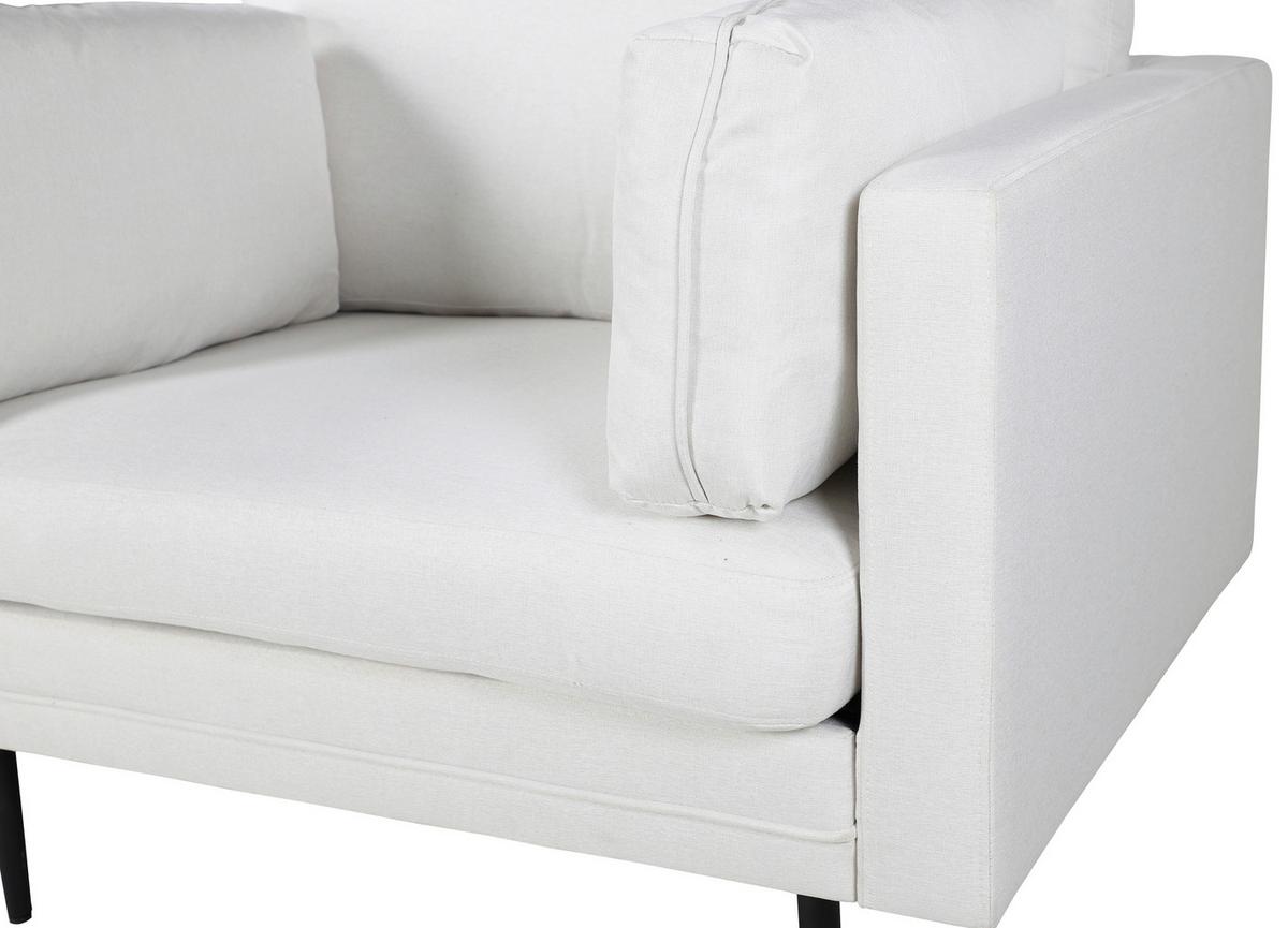 SESSEL BOOM - Beige/Schwarz, Design, Kunststoff/Textil (110/84/86cm) - Livetastic