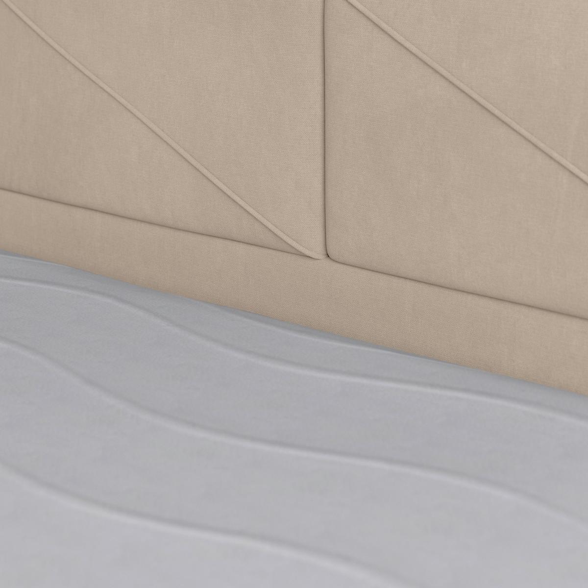 Boxspringbett Helsinki ca. 180x200 cm Beige - Beige, MODERN, Holz/Kunststoff (180/200cm) - MID.YOU