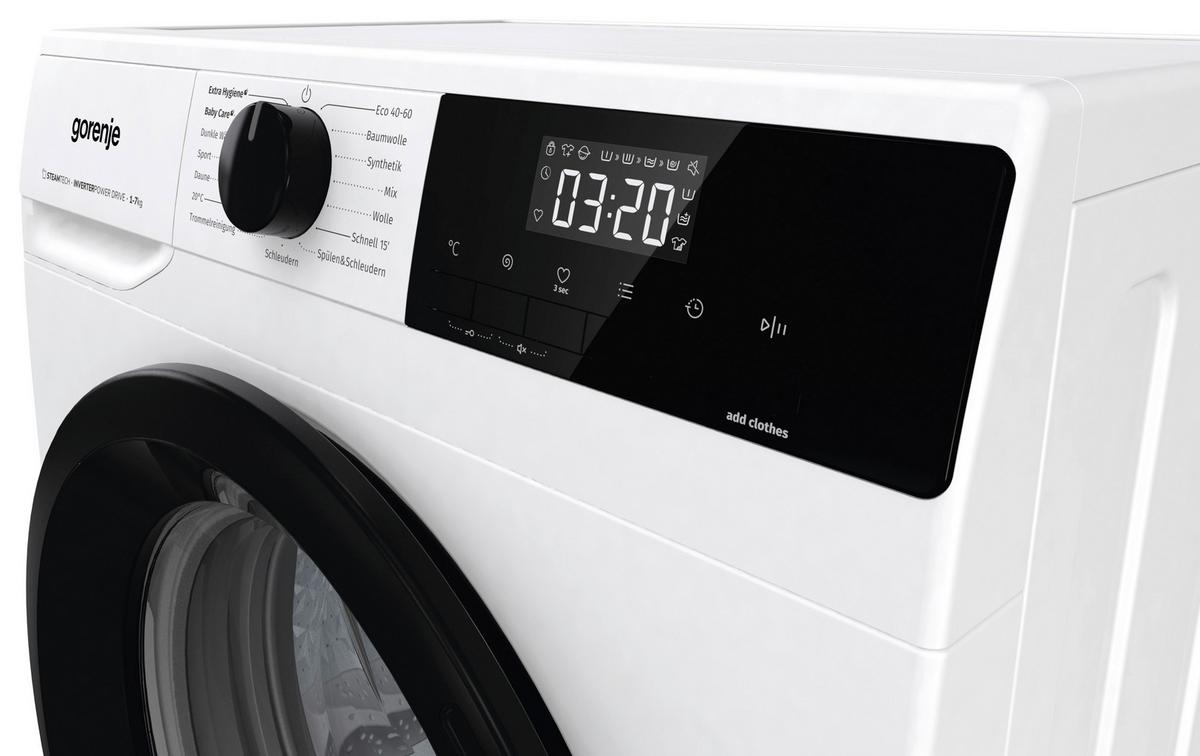 Waschmaschine WNHEI74SAPS, in Weiss - MODERN (59,5/85/47cm) - Gorenje
