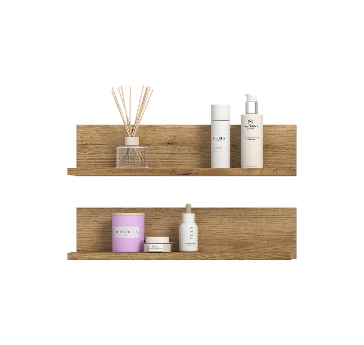 Badezimmer Aqua Eichefarben - Eichefarben, Trend, Holzwerkstoff (51/12/14cm) - MID.YOU