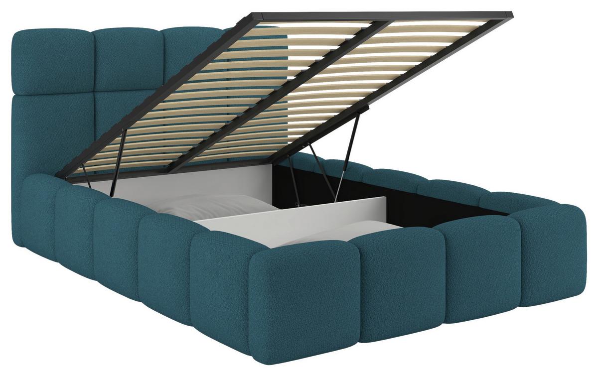 PAT TAPITAT CLOUDY - turcoaz, Trend, plastic/lemn (140/200cm) - Luca Bessoni