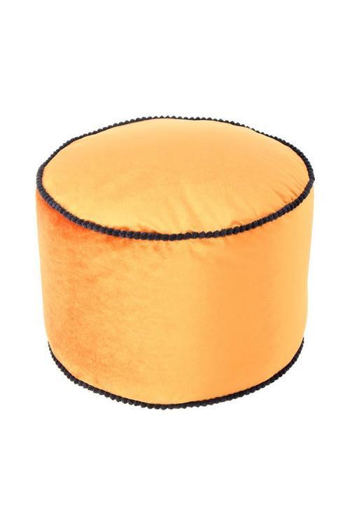 POUF Pouf Taj Mahal DxH 47x32 cm - Bronzefarben, Basics, Textil (47/32/47cm) - Kayoom