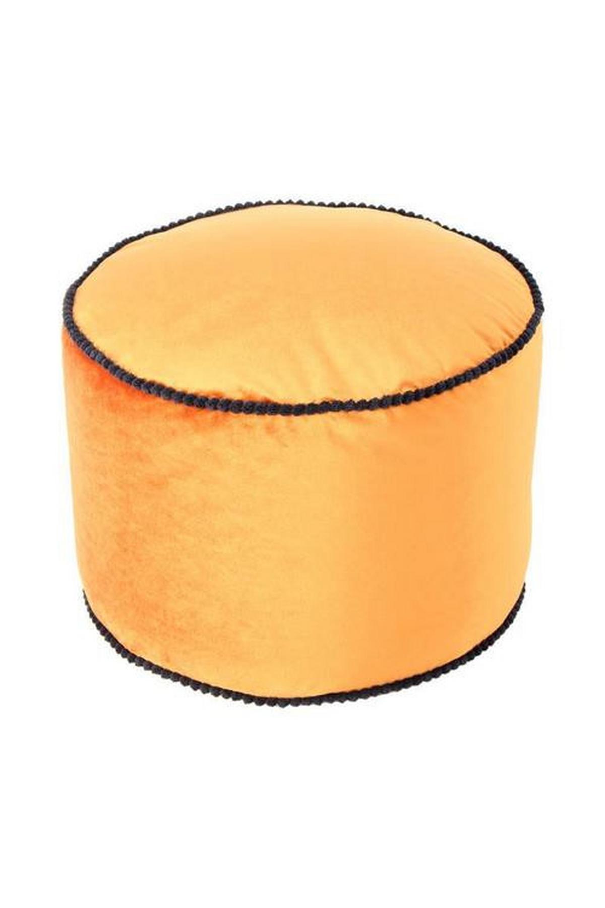 POUF Pouf Taj Mahal DxH 47x32 cm - Bronzefarben, Basics, Textil (47/32/47cm) - Kayoom