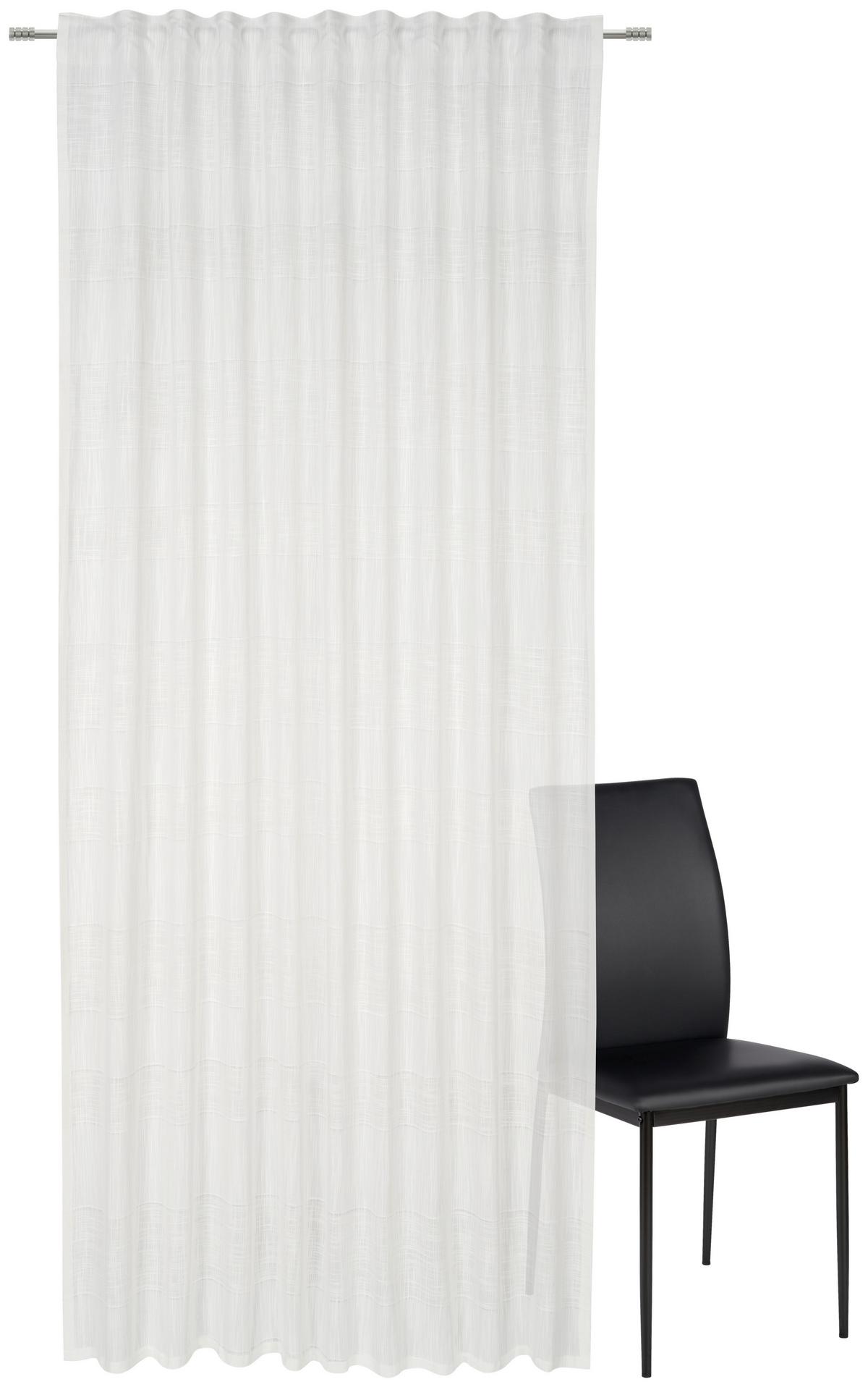 ZASŁONA GOTOWA LIORA - biały, Basics, tkanina (140/255cm) - Bio:Vio