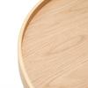 SOFFBORD PLATE - svart/naturfärgad, Modern, metall/trämaterial (80/40/80cm) - Mömax