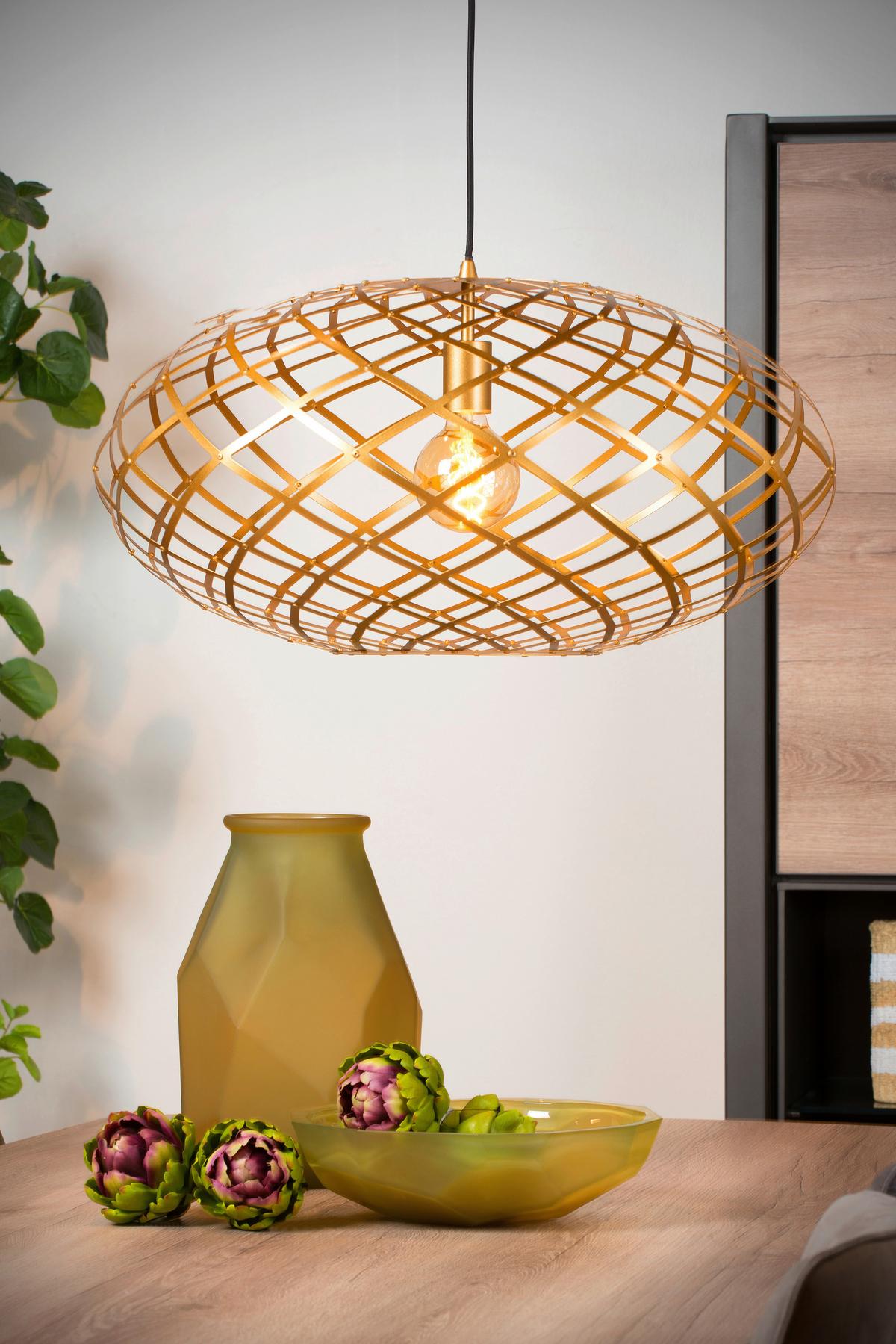 LAMPA WISZĄCA 21417/65/02 WOLFRAM - kolor mosiężny, Konventionell, metal (65/162cm) - Lucide