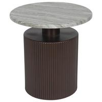 Stolić Solco - brončane boje/prirodne boje, Lifestyle, drvni materijal/metal (44/44/46cm) - Premium Living